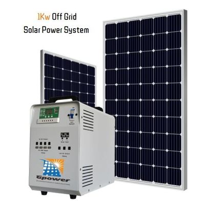 システムを発生させるGPOWER 1000Wattの太陽エネルギーの発電機のキットの屋上の再生可能エネルギー