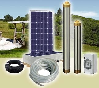 AC220Vポンプを搭載する汚染PVのパネルの太陽水ポンプシステム無し