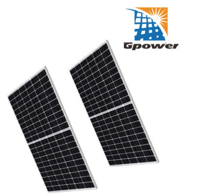 ISO 390W太陽PVシステムMBB半電池の太陽電池パネル